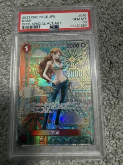 2023 ONE PIECE JPN OP05-AWAKENING OF THE NEW ERA #016 NAMI PSA 10 - Image 1