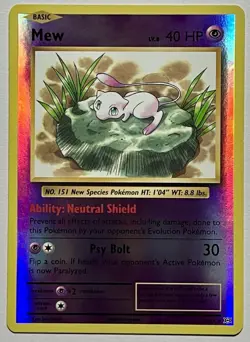 Mew 53/108 (MP) Reverse Holo XY Series: Evolutions 2016 Pokemon Card TCG - Image 1