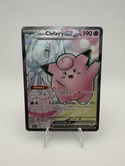 Pokemon TCG Lillie's Clefairy EX Journey Together 173/159 Single Card - Image 1