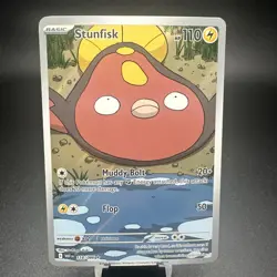 Pokemon TCG Stunfisk 118/086 Sv: White Flare Illustration Rare Holo 110HP - Image 1