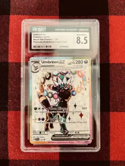 Umbreon EX SV Black Star Promo 176 Pokemon TCG Prismatic Evolutions - Image 1