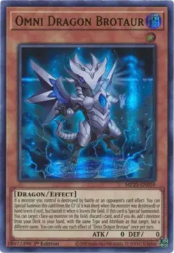 Yugioh! MP Omni Dragon Brotaur - MP20-EN059 - Ultra Rare - 1st Edition Moderatel - Image 1
