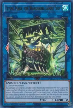 Yugioh! MP Flying Mary, the Wandering Ghost Ship - ROTA-EN047 - Ultra Rare - 1st - Image 1