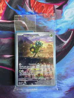 Teal Mask Ogerpon 123 Sv: Scarlet & Violet Promo Cards Holo Sealed - Image 3