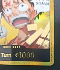 🔥 One Piece Card Game DON!! Card Gold Frame OP15 ENGLISH Luffy Golden Bell 🔥 - Image 3