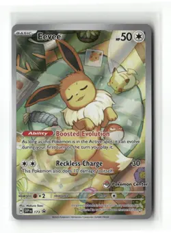 SV: Scarlet & Violet Promo Cards #173 Eevee Pokemon Center Stamp - Image 1