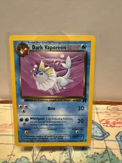 Dark Vaporeon Pokemon Card Team Rocket 45/82 - Image 1