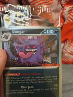 Pokemon Gengar Promo Holo Card POR 050/088 SWIRL 🍥 I take only Zelle for pay - Image 3