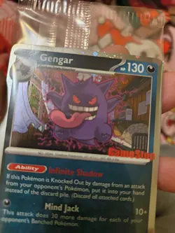 Pokemon Gengar Promo Holo Card POR 050/088 SWIRL 🍥 I take only Zelle for pay - Image 4