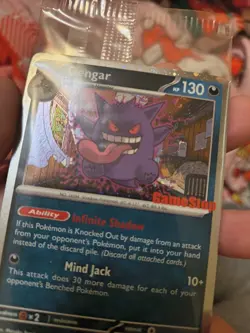 Pokemon Gengar Promo Holo Card POR 050/088 SWIRL 🍥 I take only Zelle for pay - Image 5