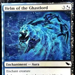 Helm of the Ghastlord - Reg - MTG - Shadowmoor - 166/301 - COMMON ~ LP - Image 1