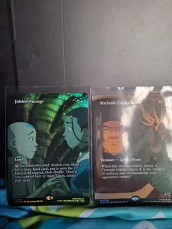 Lot 15 Foil, Holo, Borderless MTG Avatar Last Airbender Badgermole Ba Seng Wall - Image 2