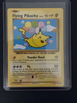 Pokemon Cards Flying Pikachu 110/108 Evolutions Secret Rare NM - Image 1