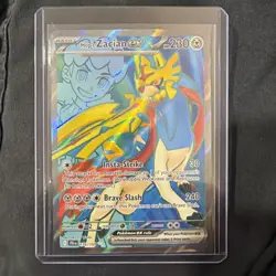 Pokemon TCG Journey Together Hop's Zacian EX Full Art Card 176/159 - Image 1