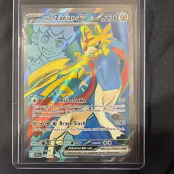 Pokemon TCG Journey Together Hop's Zacian EX Full Art Card 176/159 - Image 3