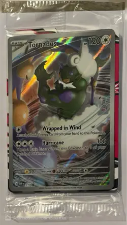Pokemon Tornadus 210 SV Scarlet & Violet Promo Holo Basic 120HP(sealed) - Image 1