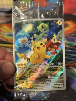 Pokemon Center Exclusive Sealed Pikachu 027 Black Star Promo - Image 1