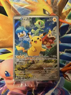 Pokemon Center Exclusive Sealed Pikachu 027 Black Star Promo - Image 4