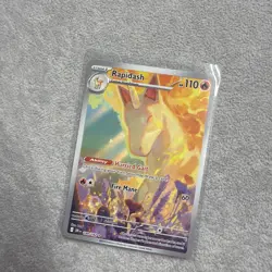 Rapidash 189/182 Illustration Rare – Destined Rivals Pokemon TCG NM - Image 1