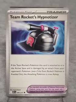 ✨Pokemon - Team Rocket's Hypnotizer - 206/217 - Uncommon - Ascended Heroes - NM✨ - Image 1