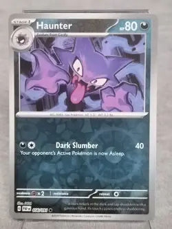Haunter 56/91 - Reverse Holo - Pokemon Paldean Fates - NM - Image 1