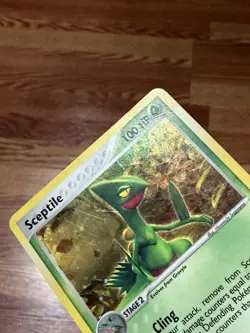 MP Pokemon TCG Sceptile Holo Rare 4/17 Pop Series 1 - Image 2