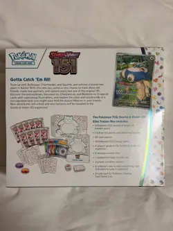 Pokemon TCG: S&V 151 Elite Trainer Box New Sealed *No Rips/Tears* - Image 3