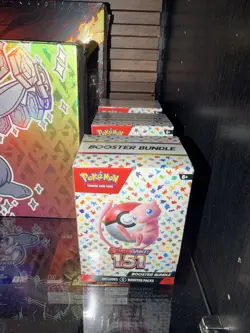 Pokemon TCG Scarlet & Violet 151 Booster Box Mew English Nintendo x3 - Image 1