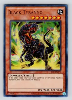 Yugioh Black Tyranno IOC-EN075 Ultra Rare 25th Anniversary [Near Mint] - Image 1