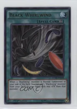 UR - Black Whirlwind 1st Ed. YuGiOh Legendary Collection 5Ds MegaPack - Image 1