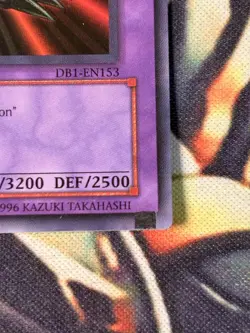 Yugioh: B. Skull Dragon - DB1-EN153 - Super Rare - Unlimited - MP - Image 2