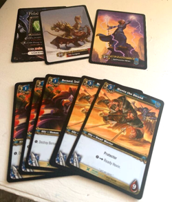 WORLD OF WARCRAFT TRADING CARD GAME DRUMS OF WAR STARTER DECK - Image 5