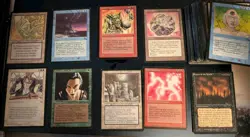 MTG The Dark Card Lot 97 Cards Goblin Wizard Preacher Ball Lightning Vintage - Image 1