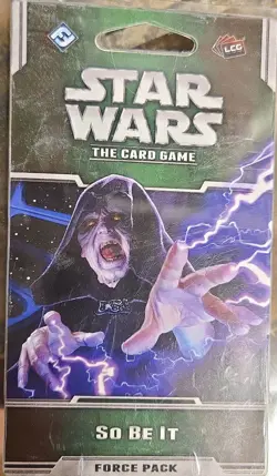 FFG Star Wars: The Card Game - So Be It Force Pack SEALED - Image 1