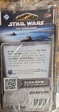 FFG Star Wars: The Card Game - So Be It Force Pack SEALED - Image 2