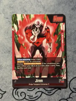 Jiren Leader Alt Art L FB03-001 Dragon Ball Super Fusion World Eng Card - Image 2