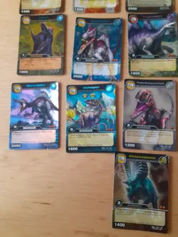 Dinosaur King Trading Card Tcg Rare Holo Bundle Spinosaurus Upper Deck Lot 2 - Image 5