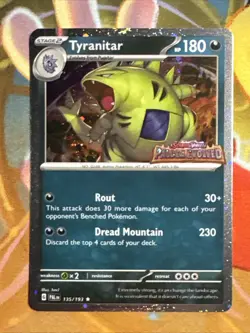 Tyranitar (Paldea Evolved Stamp) 135/193 Miscellaneous Cards & Products Holo - Image 1