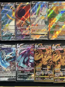 Pokemon TCG Lot EX, V, Full Arts, Shiny, Vmax, Texture Energy Cards 35 Card Lot - Image 3