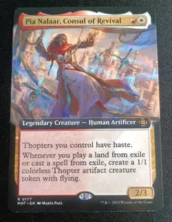 MTG Aftermath - Pia Nalaar, Consul of Revival - Extended Art Rare - Image 1