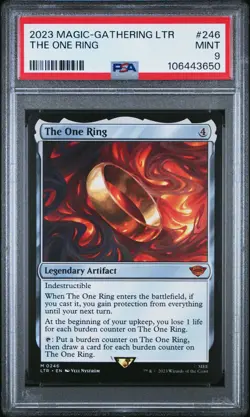 2023 MTG LTR The One Ring #246 (M) Lord Of The Rings - MINT - PSA 9 - Image 1