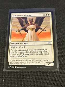 Magic the Gathering Modern Horizons 2 Glorious Enforcer - Image 1