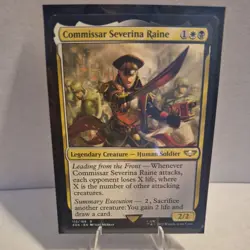 Magic the Gathering MTG Commissar Severina Raine Universes Beyond: Warhammer 40K - Image 1