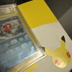 2023 POKEMON 151 Japanese MAGIKARP MASTER BALL HOLO #129 SV2A BGS 9.5 - Image 3