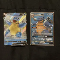 TCG Pokemon Blastoise GX SM189 Sm Holo And Blastoise V Lot Of 2 - Image 3