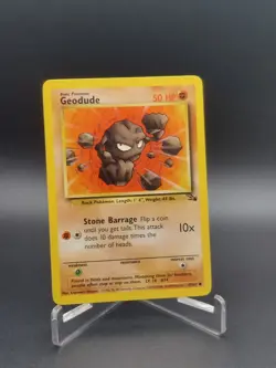 Pokemon 1999 GEODUDE Fossil Set 47/62 Common Unlimited Edition - Mint 💎 - Image 1