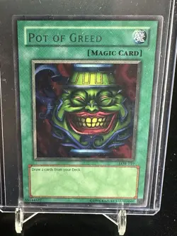 YUGIHO POT OF GREED (Silver Rare, Unlimited) - Image 1