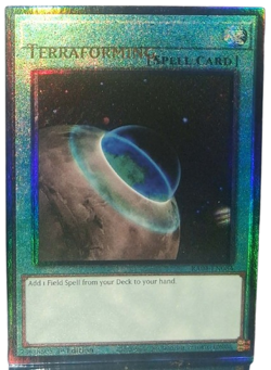 Yu-Gi-Oh Terraforming UPR 1st Edition Misprint Text Alignment Error - Image 1