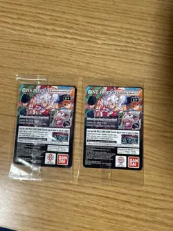 Bandai One Piece CCG US Voyage Leader Foil Promo Monkey D. Luffy Card Lot of 2 - Image 2