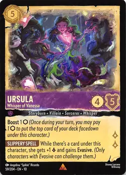 Ursula Whisper of Vanessa 59/204 Whispers in the Well Disney Lorcana - Image 1